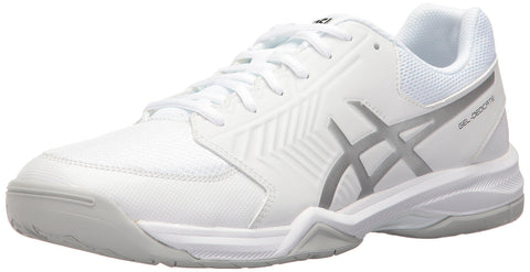 ASICS Men's Gel-Dedicate 5 Tennis Shoe White/Silver 11 M US [product _type] ASICS - Ultra Pickleball - The Pickleball Paddle MegaStore