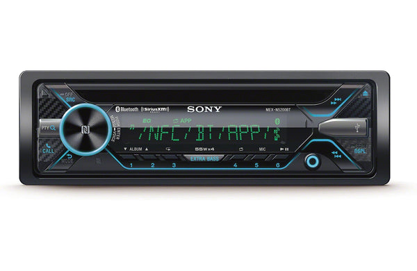 Sony MEX-N5200BT CD Receiver with Bluetooth, external microphone and SiriusXM Ready (Disco by manufacturer)