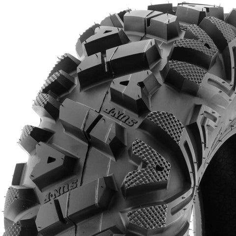 SunF A033 Power.I 25x8-12 ATV UTV Tire All-Terrain Off-Road, 6 Ply Tubeless - Ultra Pickleball