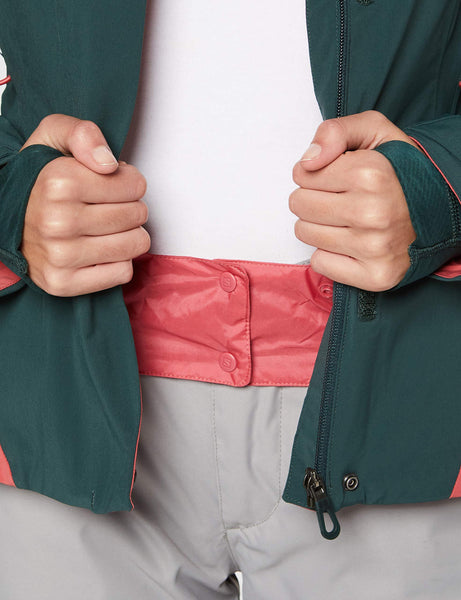 SALOMON Women's Icerocket JKT W, Green Gab, X-Small