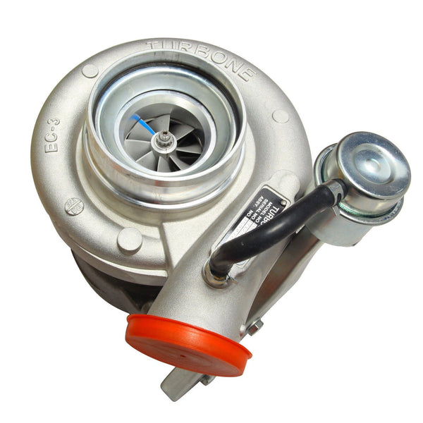 BLACKHORSE-RACING Diesel Turbocharger HX35 HX35W Turbo Charger with Internal Wastegate Turbine Fit for 1999 2000 2001 2002 Dodge Ram 2500 3500 5.9L Truck 6BT Cummins Engine (3592766)