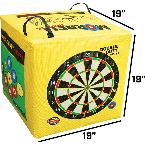 Morrell Double Duty 450FPS Field Point Bag Archery Target - for Crossbows, Compounds, Traditional Bows and Airbows