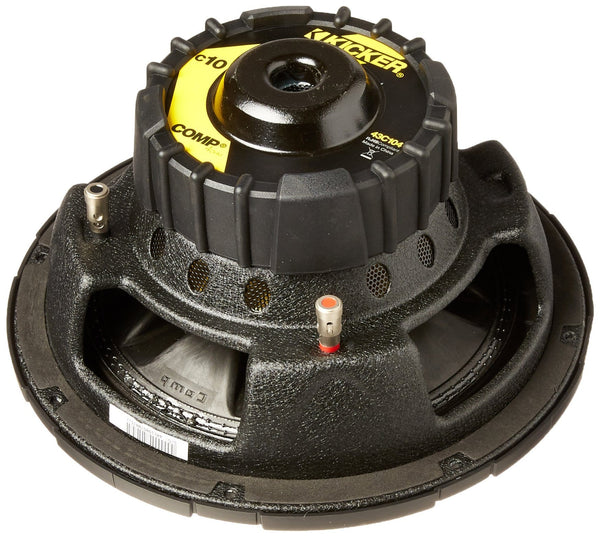 Kicker 43C104 Comp 10" 300 Watt SVC 4-ohm Car Audio Subwoofer Woofer Sub C104