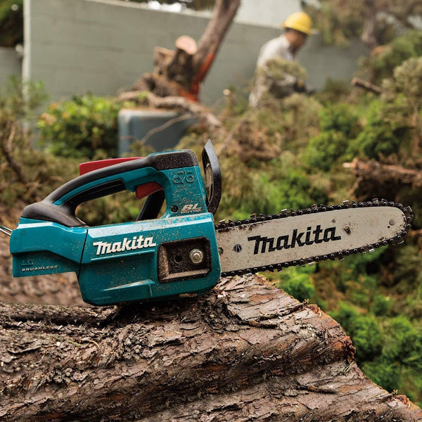 Makita XCU06Z LXT Lithium-Ion Brushless Cordless 10" Top Handle Chain Saw, Tool Only