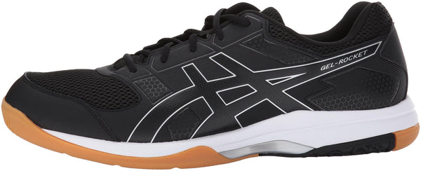 ASICS Mens Gel-Rocket 8 Volleyball Shoe, Black/White, 10.5 Medium US [product _type] ASICS - Ultra Pickleball - The Pickleball Paddle MegaStore