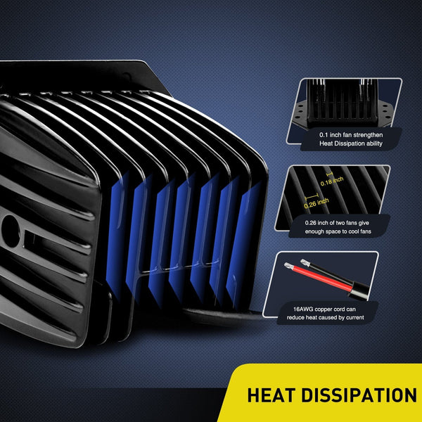 Nilight 2PCS 18W Flood LED Work Light Driving Lights Led Light Bar Off Road Led Lights Flush Mount for Jeep Truck Tacoma Bumper ATV UTV,2 Years Warranty