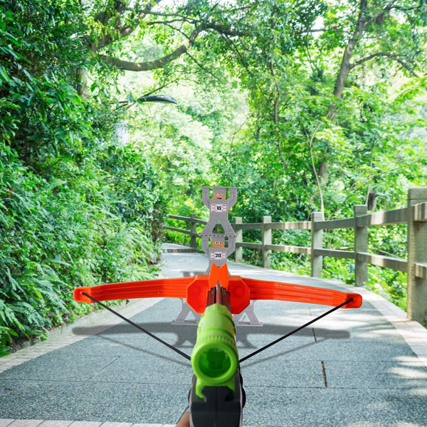 Kids Toy Crossbow Set, Archery Crossbow Set, Bow & Arrow Toy, Basic Archery Set Indoor Outdoor Hunting Game, Bow and Arrow Soft Foam Toy for Kids Boys Girls--Include 4 Targets and 12 Foam Arrows