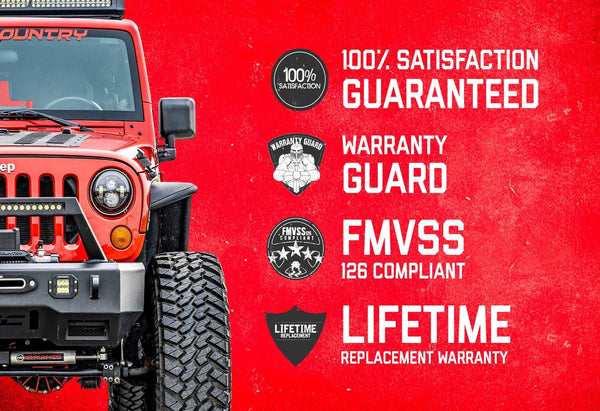 Rough Country Winch Mounting Plate Compatible w/ 1987-2006 Jeep Wrangler TJ LJ YJ (Mounts to Stock Bumper) 1189