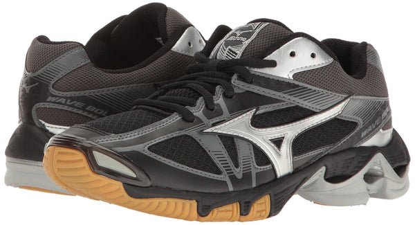 Mizuno Wave Bolt 6 Womens Volleyball Shoes, Black/Silver, 8 B US [product _type] Mizuno - Ultra Pickleball - The Pickleball Paddle MegaStore