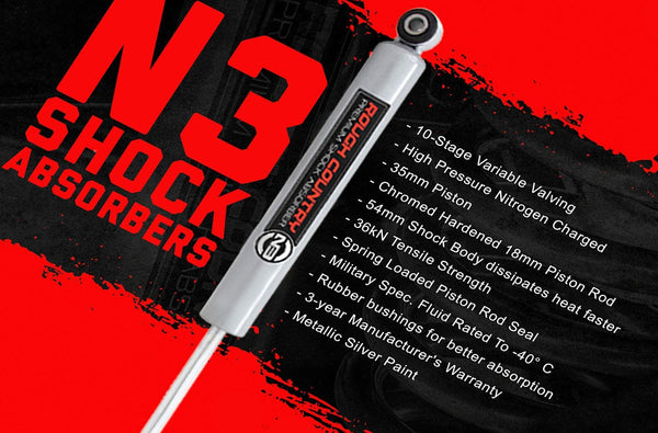 Rough Country 6" Lift Kit (fits) 2011-2014 Super Duty F250 4WD Diesel includes N3 Shocks Suspension System 531.20