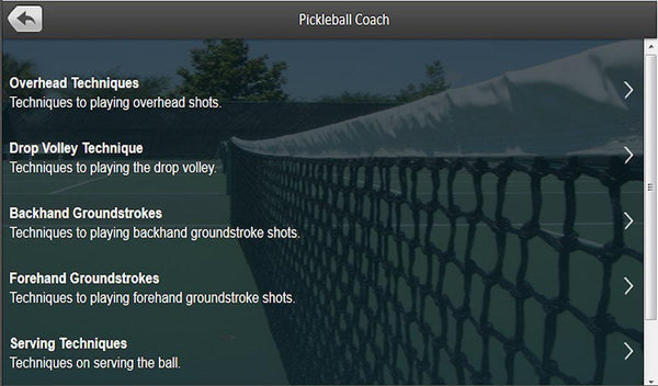Pickleball Coach