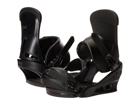 Burton Custom Snowboard Bindings Black Matte Sz M (8-11)