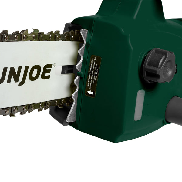 Sun Joe SWJ806E-HTG 8-Inch 8.0 Amp 2-in-1 Convertible Pole Chain Saw, Hunter Green