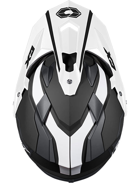 Castle X Mode Dual-Sport SV Team Snowmobile Helmet (LRG, Black)