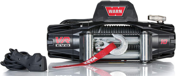 WARN 103252 VR EVO 10 Standard Duty Winch with Steel Cable - 10,000 lb. Capacity