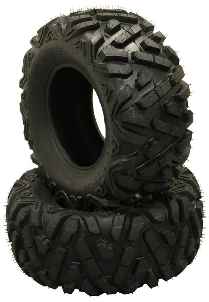 Set of 4 New WANDA ATV/UTV Tires 25x8-12 Front & 25x10-12 Rear /6PR P350-10163/10165 ...
