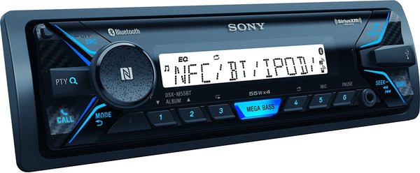 Sony DSX-M55BT Bluetooth Marine Digital Media Stereo Receiver with SiriusXM