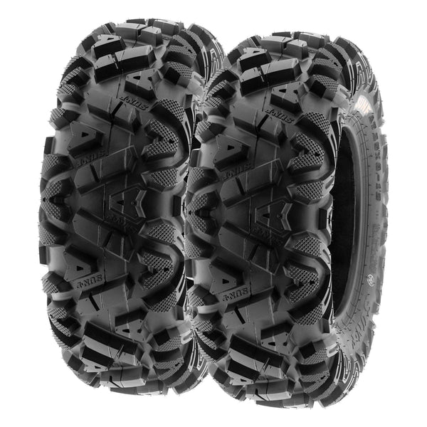 SunF 27x9-12 27x9x12 ATV UTV Tires 6 PR Tubeless A033 POWER I [Set of 2]