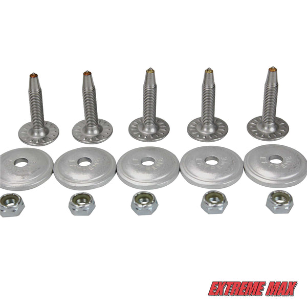 Extreme Max 5001.5529 144-Stud Track Pack with Round Backers, 1.625" Stud Length