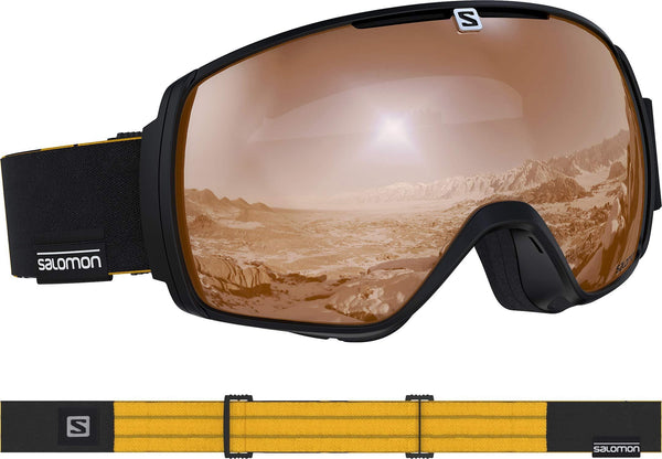 SALOMON XT One Access Goggles Mens Black/Saftey Orange/Tonic Orange Lens