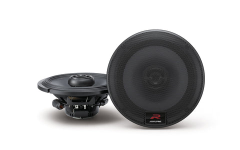 Alpine R-Series 6.5 Inch 300 Watt Coaxial 2-Way Car Audio Speakers, Pair | R-S65