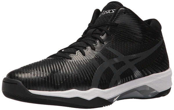 ASICS Mens Volley Elite FF MT Volleyball Shoe, Black/Dark Grey/White, 10.5 Medium US [product _type] ASICS - Ultra Pickleball - The Pickleball Paddle MegaStore