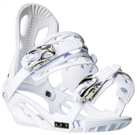 Chamonix Cheval Snowboard Bindings Mens Sz L White