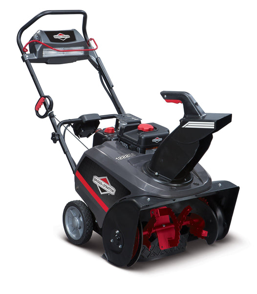 Briggs & Stratton 1696741 Single Stage Snow Thrower with Snow Shredder Auger and 250cc Engine with Electric Start, 22-Inch