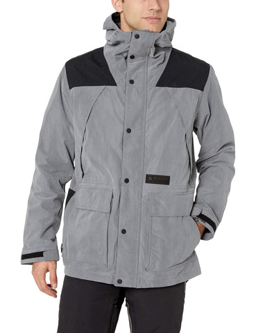 Burton Men's Cloudlifter Jacket, True Black Distress/True Black, Medium