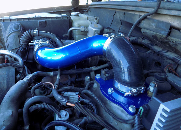 Turbo to KBDP Intake Connector Tube for 6.5l Diesel Chevy GMC Made In USA (Dark Candy Red)