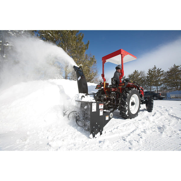 NorTrac 3-Pt. Snow Blower - 60in.W Intake, fits Tractors with 25 to 40 HP, Model Number BE-SBS60G