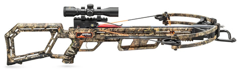 Wicked Ridge WR18015-5530 Warrior Ultra-Lite Crossbow, 350 FPS 15" Axel to Axel Multi-Line Scope