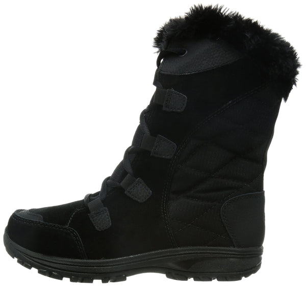 Columbia Women's ICE Maiden II Snow Boot, Black, Grey, 9.5 B US