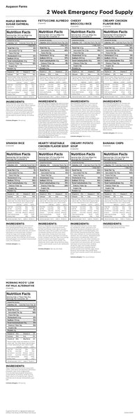 Augason Farms 2-Week 1-Person Emergency Food Supply Kit 14 lbs 5 oz