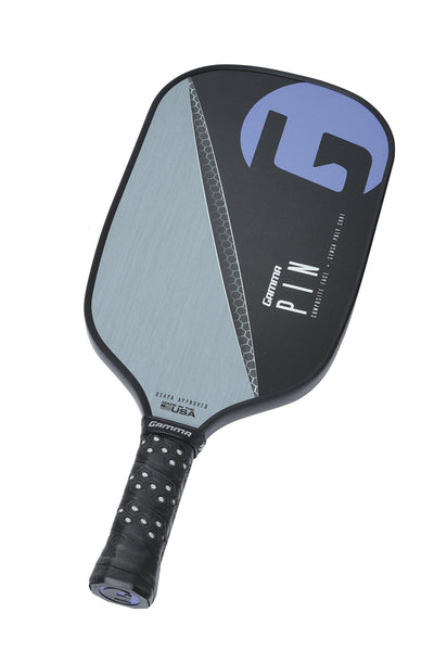 Gamma Pin Elongated Pickleball Paddle: Pickle Ball Paddles for Indoor & Outdoor Play - USAPA Approved Racquet for Adults & Kids - Pink/Blue [product _type] Gamma - Ultra Pickleball - The Pickleball Paddle MegaStore