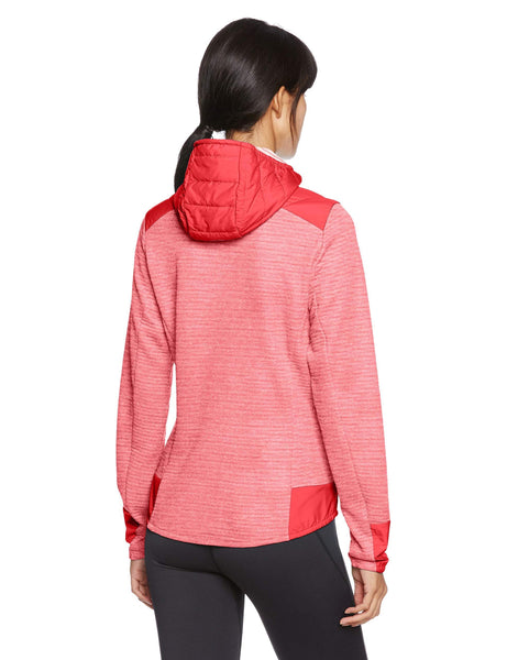 Salomon Women's Right Nice Hybrid Hoodie , Hibiscus, X-Large