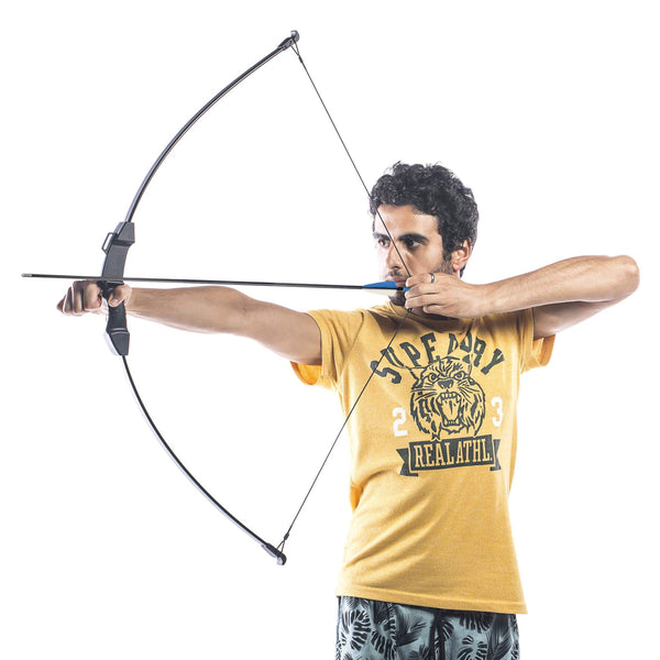 UMB 45" Archery Bow and Arrow Set Beginner Recurve Bow Outdoor Sports Game Hunting Toy Gift Bow Kit Set with 6 Arrows 18 Lb for Adults Youth Teens Girls Boys Kids