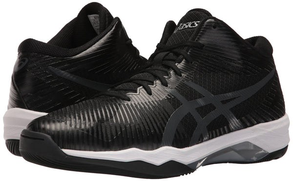 ASICS Mens Volley Elite FF MT Volleyball Shoe, Black/Dark Grey/White, 10.5 Medium US [product _type] ASICS - Ultra Pickleball - The Pickleball Paddle MegaStore