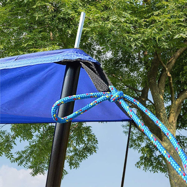 Mein LAY Waterproof Double Layer Full Size Truck 5.5 Foot Bed Tent with Floor Blue ＆ Grey