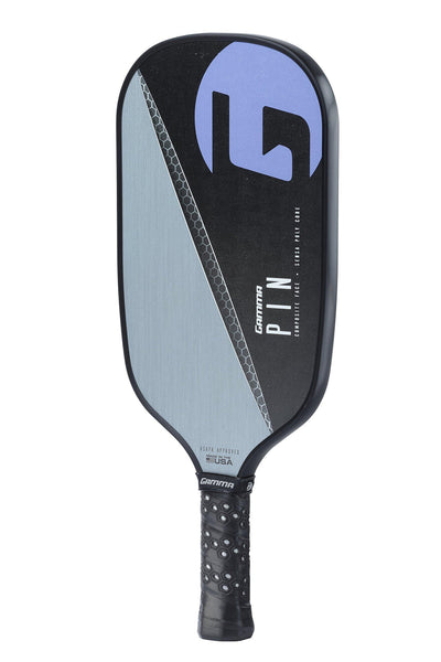 Gamma Pin Elongated Pickleball Paddle: Pickle Ball Paddles for Indoor & Outdoor Play - USAPA Approved Racquet for Adults & Kids - Pink/Blue [product _type] Gamma - Ultra Pickleball - The Pickleball Paddle MegaStore