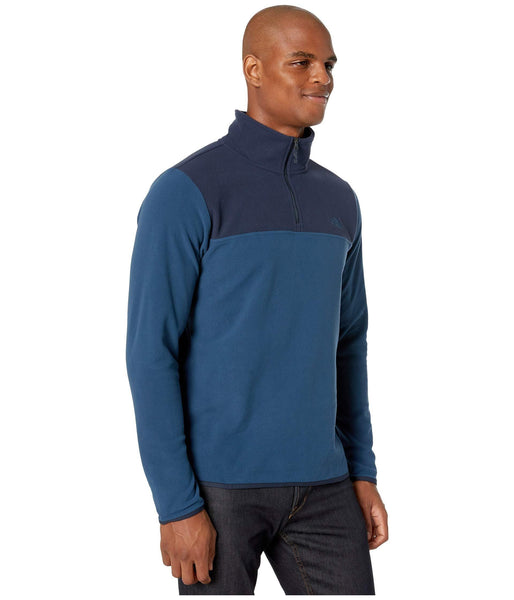The North Face Men's TKA Glacier Quarter Zip Pullover, Blue Wing Teal/Urban Navy, Large