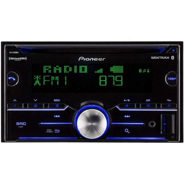 Pioneer Double DIN In-Dash Built-in Bluetooth iPod iPhone HD Radio CD AM/FM MP3, Front USB, Pandora, iHeartRadio Spotify SiriusXM Satellite Radio Ready Car Stereo Receiver / Free ALPHASONIK Earbuds