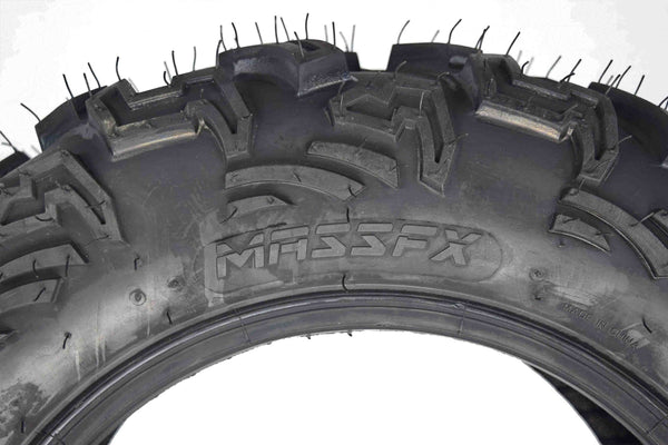 MASSFX 4 Set ATV Tires 27x9-14 Front 27X11-14 Rear Durable Dual Compound 6 Ply