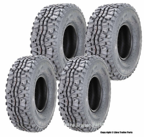 Set of 4 ATV tires 24x9-10 Front & 24x11-10 Rear 6PR - Ultra Pickleball