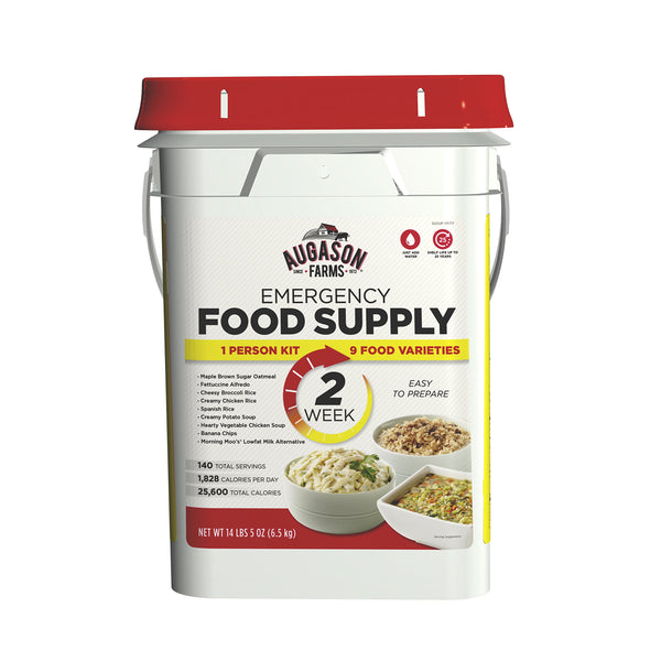 Augason Farms 2-Week 1-Person Emergency Food Supply Kit 14 lbs 5 oz