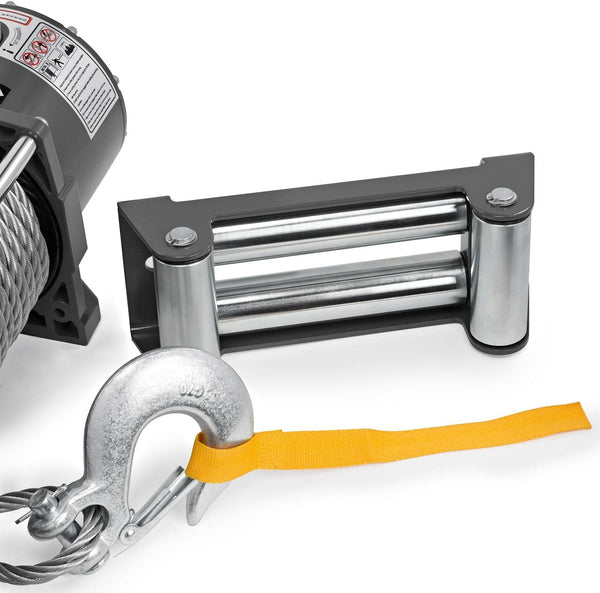 Driver Recovery Products LD17-PRO Electric Heavy Duty Recovery Winch - 17,000 lbs. Capacity - Wired Remote Control