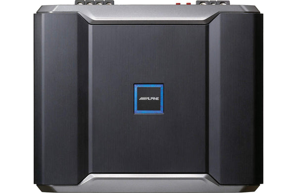 Alpine R-A75M R-Series Monoblock Subwoofer Amplifier - 750 Watts Rms Power with 0 Gauge Amplifier Kit