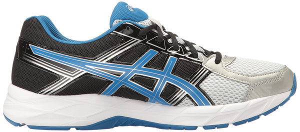 ASICS Men's Gel-Contend 4 Running Shoe, Silver/Classic Blue/Black, 11 4E US [product _type] ASICS - Ultra Pickleball - The Pickleball Paddle MegaStore