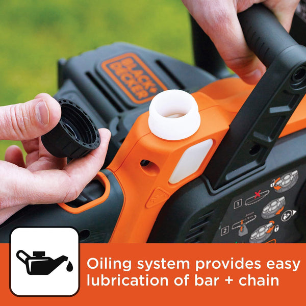 BLACK+DECKER 20V MAX Cordless Chainsaw, 10-Inch (LCS1020)