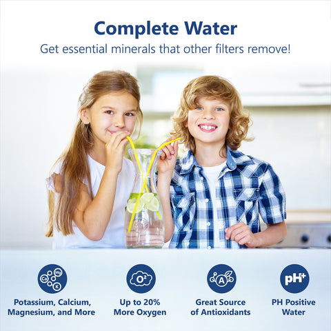 Express Water Alkaline Reverse Osmosis Water Filtration System - 10 Stage RO Mineralizing Purifier - Mineral, pH +, Antioxidant - Under Sink Water Filter with Remineralization - 50 GDP
